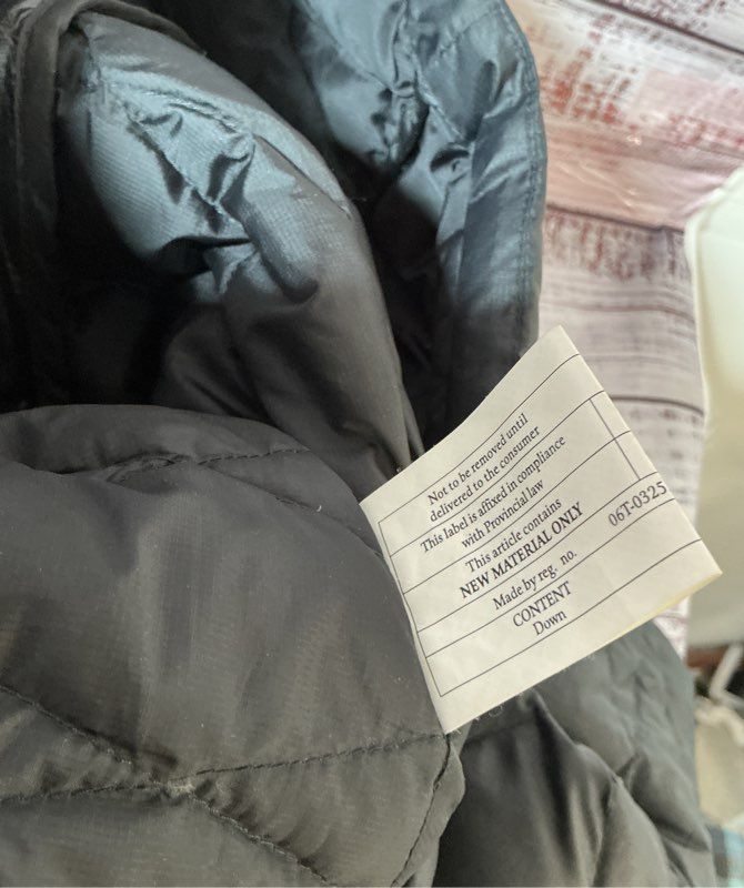 Women's Patagonia Black Mid Length Down Coat Size S