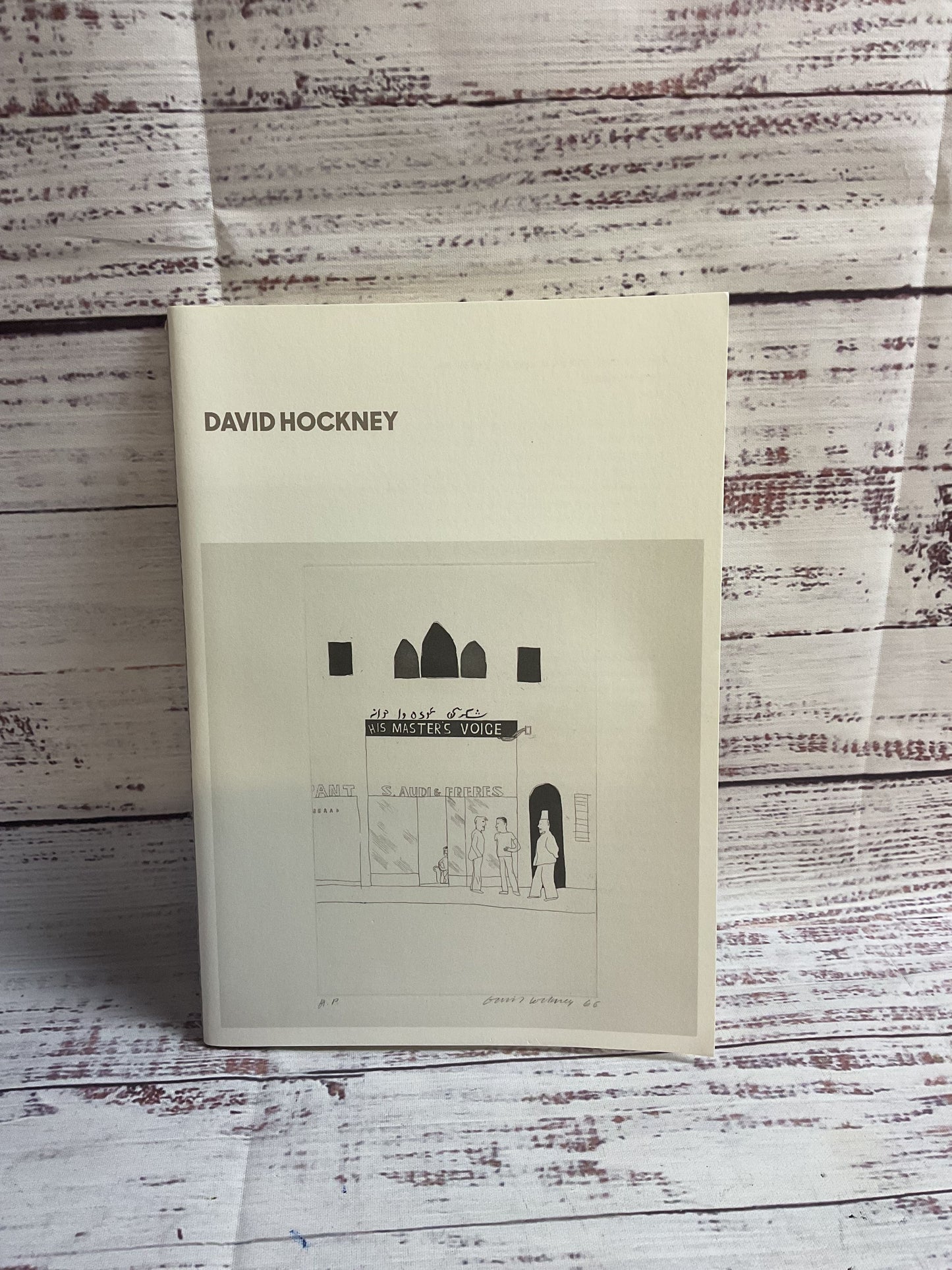 David Hockney Seoul Blank Sketchbook