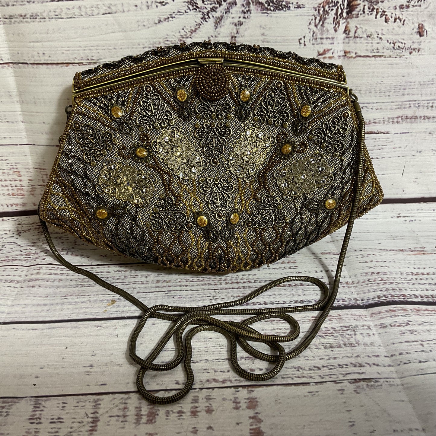 VTG. HASHIMOTO Women's Beaded Studded Crossbody