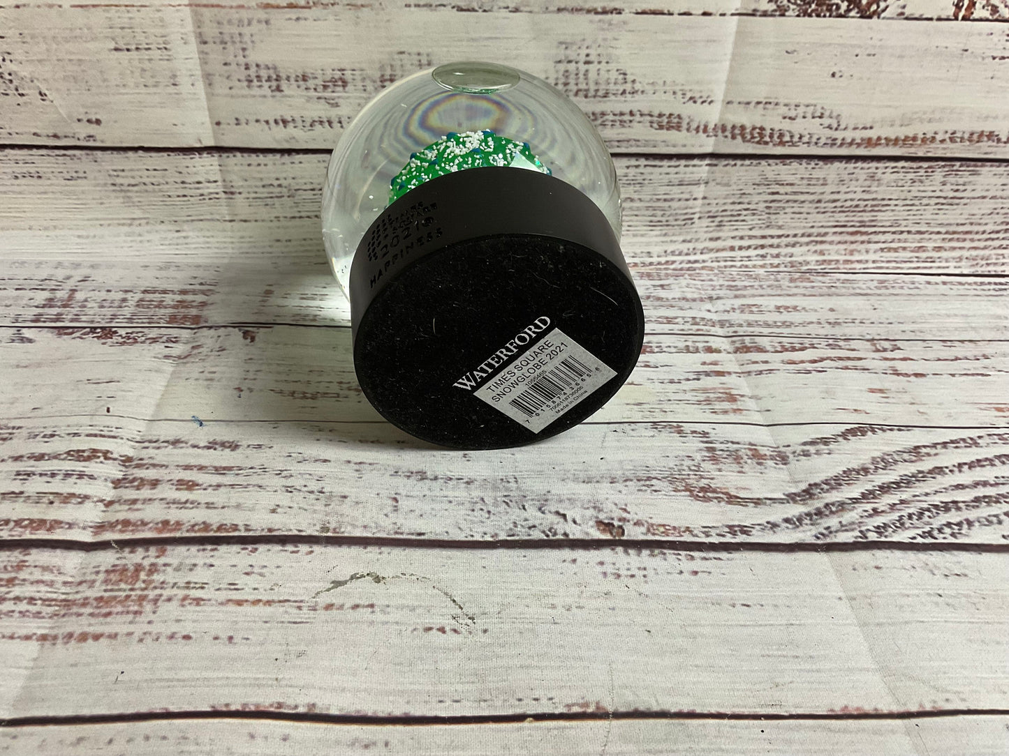 Waterford Snow Globe Times Square 2021 Happiness