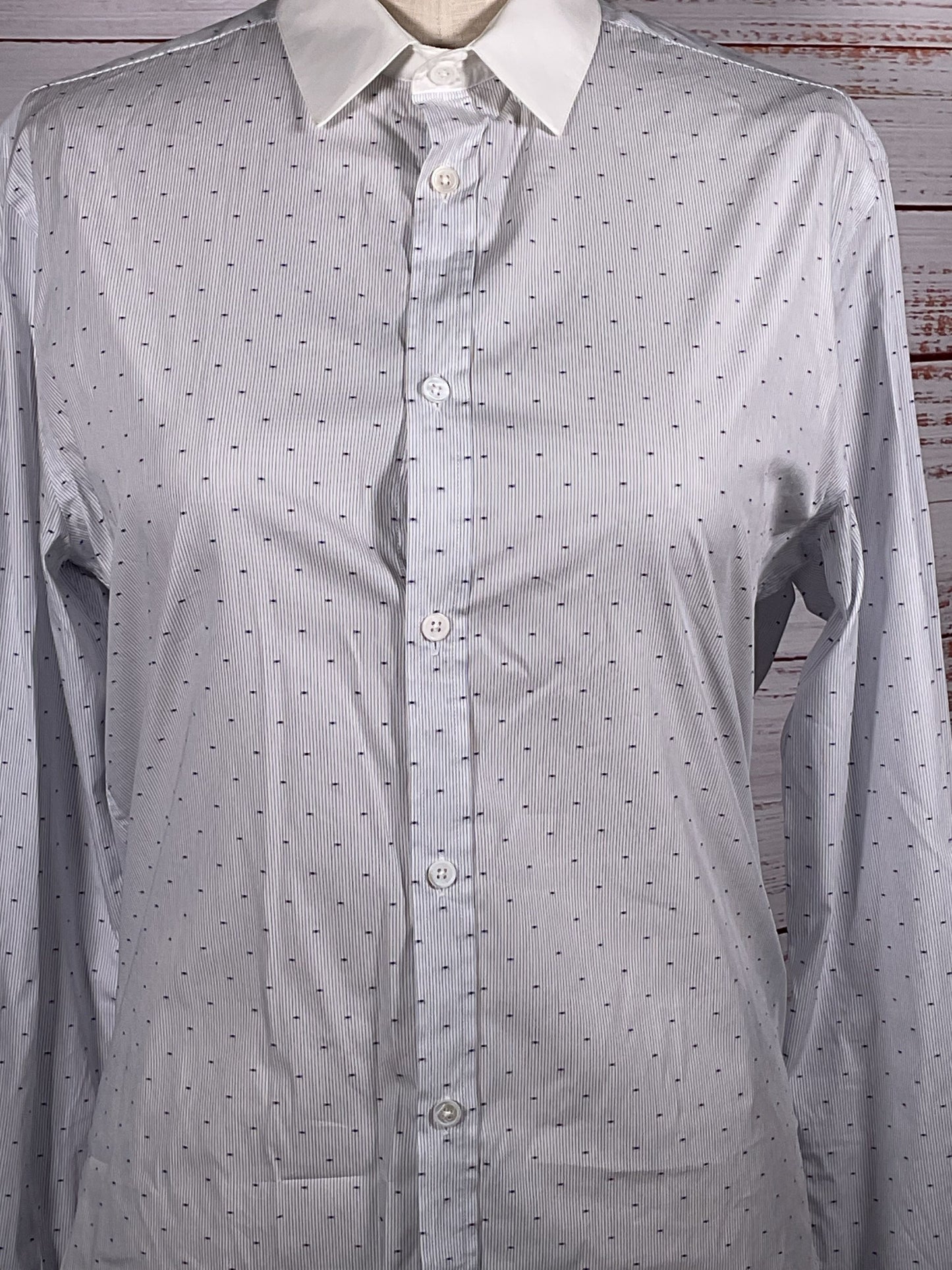 The Kooples Square Printed Button Down Shirt Multicolor M