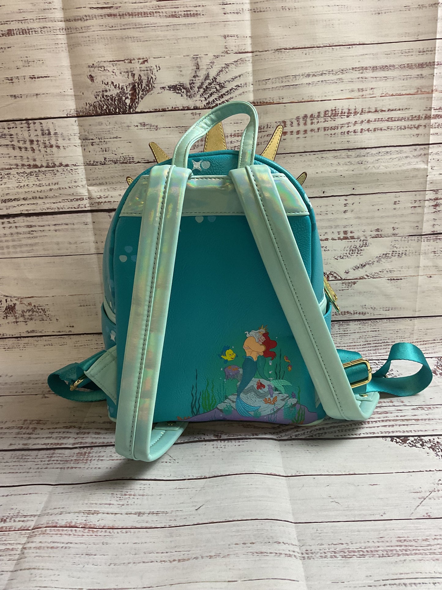 Loungefly Disney Little Mermaid King Triton Backpack