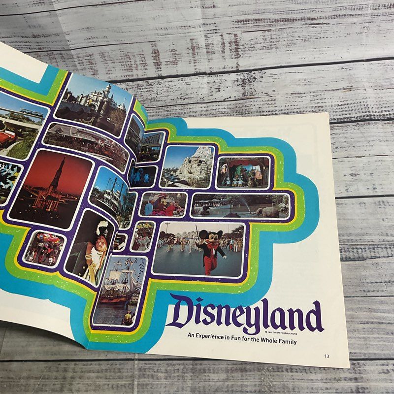 Vintage Disneyland Vacationland Magazine Summer 1973 Disneyana Collectibe