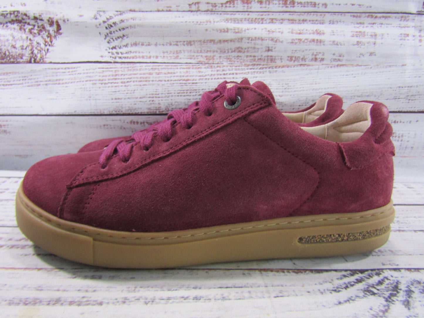 Birkenstock Bend Low Women's Zinfandel Suede Sneakers Size 7