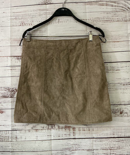 NWT Women's Blank NYC Taupe Suede Skirt Size 27