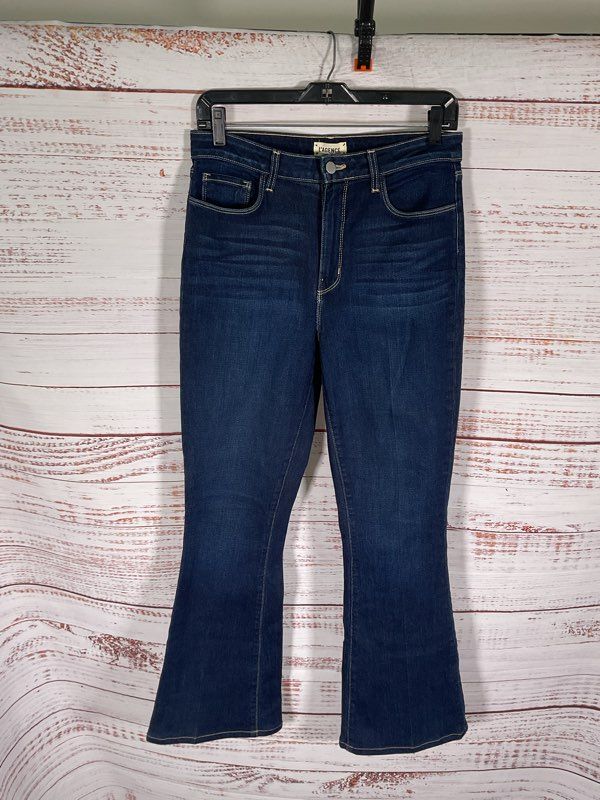 L'AGENCE Women's Marty High Rise Flare Watson Blue Jeans Size 28