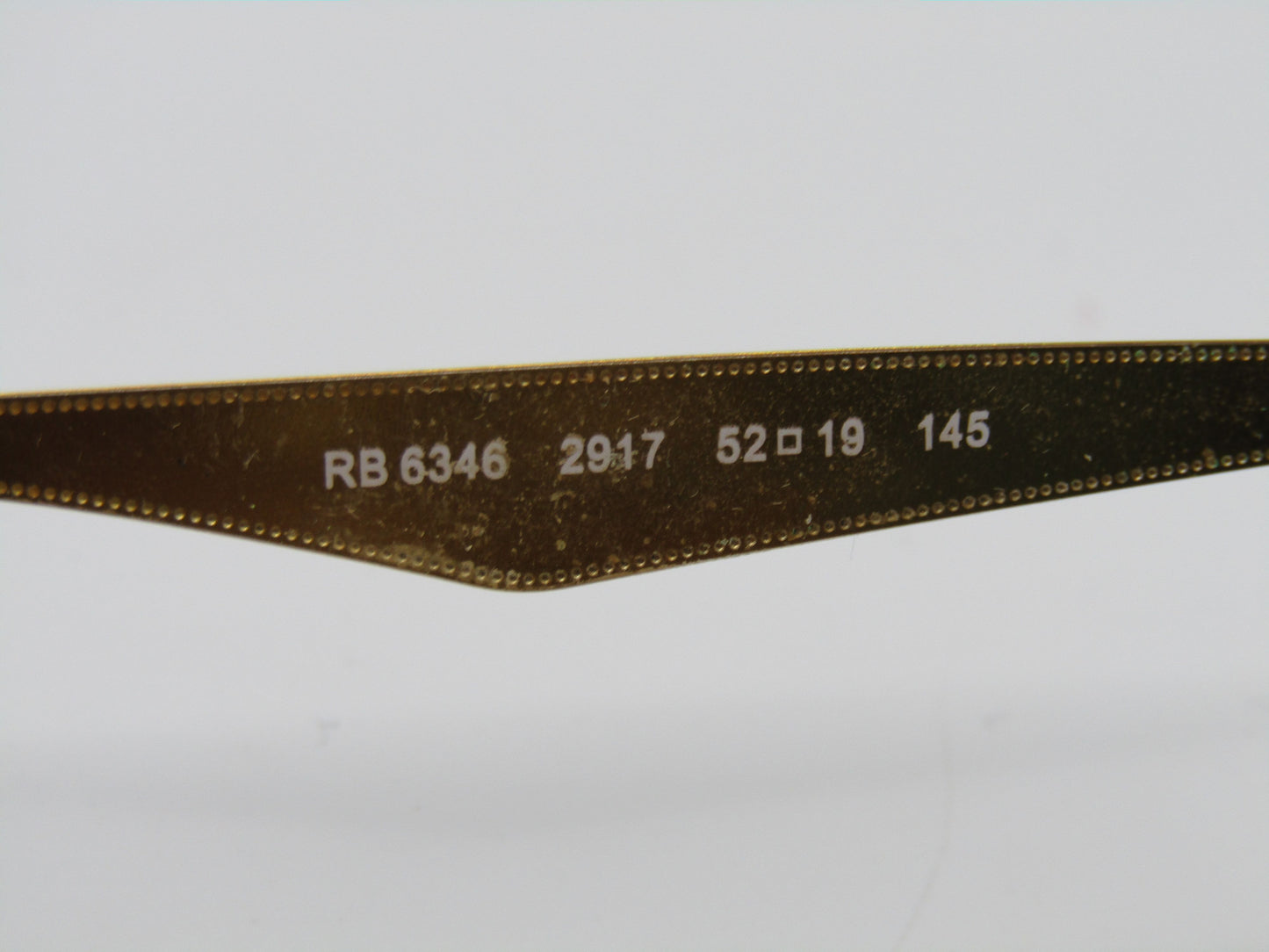 Ray-Ban RB6346 2917 Havana on Gold Eyeglasses Frame