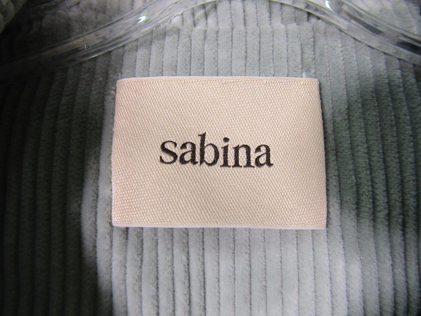 Sabina Heli Women's Gray Corduroy Jumpsuit Size S