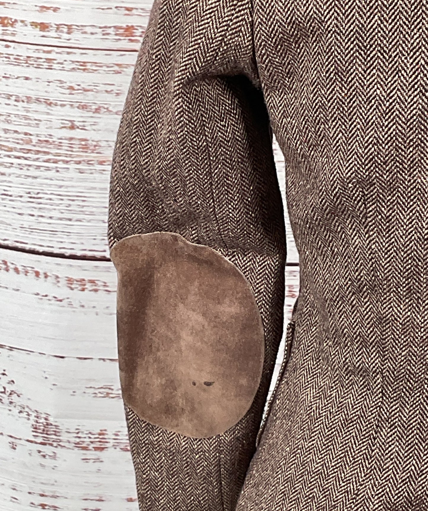 Mason Tweed Herringbone Blazer Brown 4