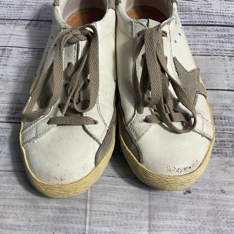 Golden Goose Superstar White/Gray Children's Sneakers Size 34 IT/2Y US