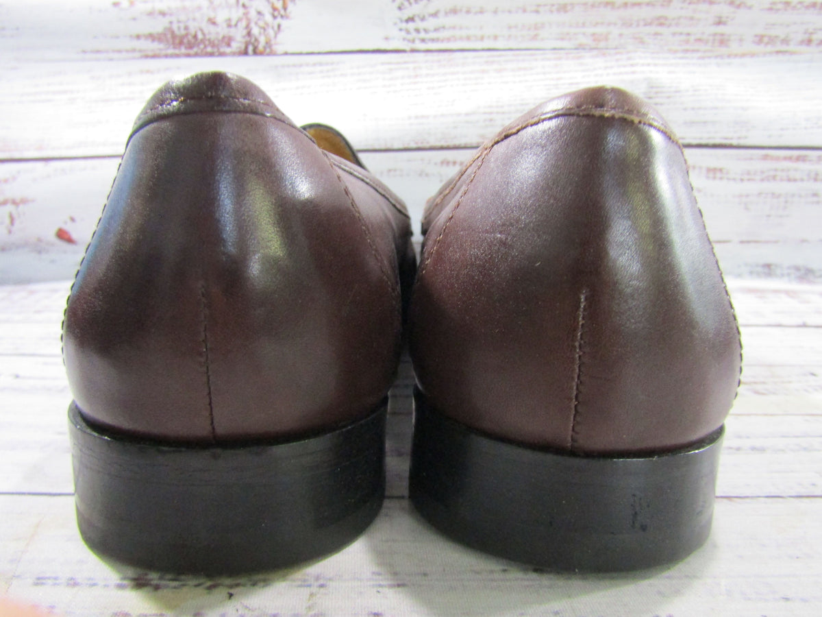 Cole Haan Ascot II Men's Brown Leather Horsebit Loafers Size 8 C02497