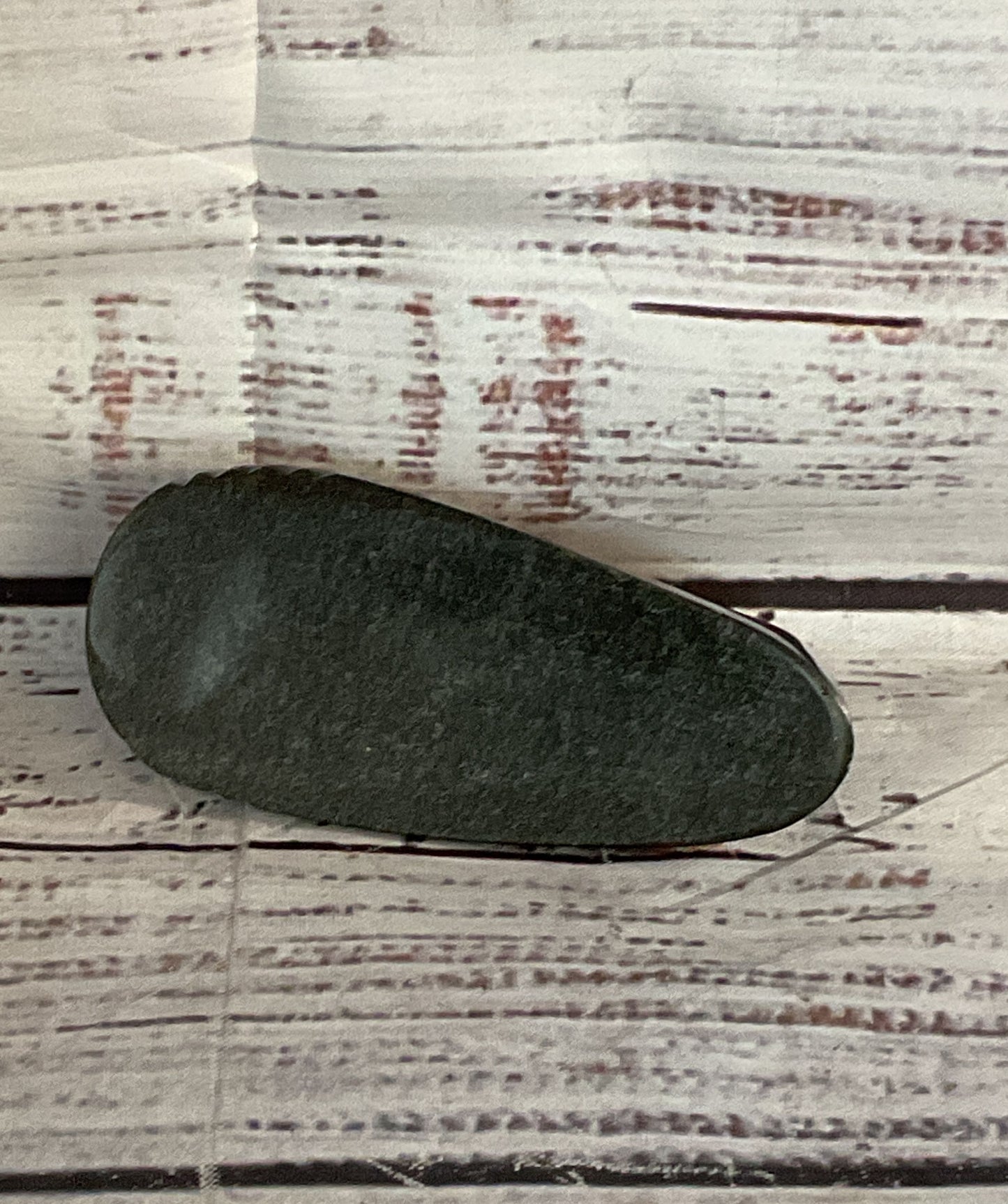 Hand Carved Obsidian Mayan Aztec Tribal Head Black