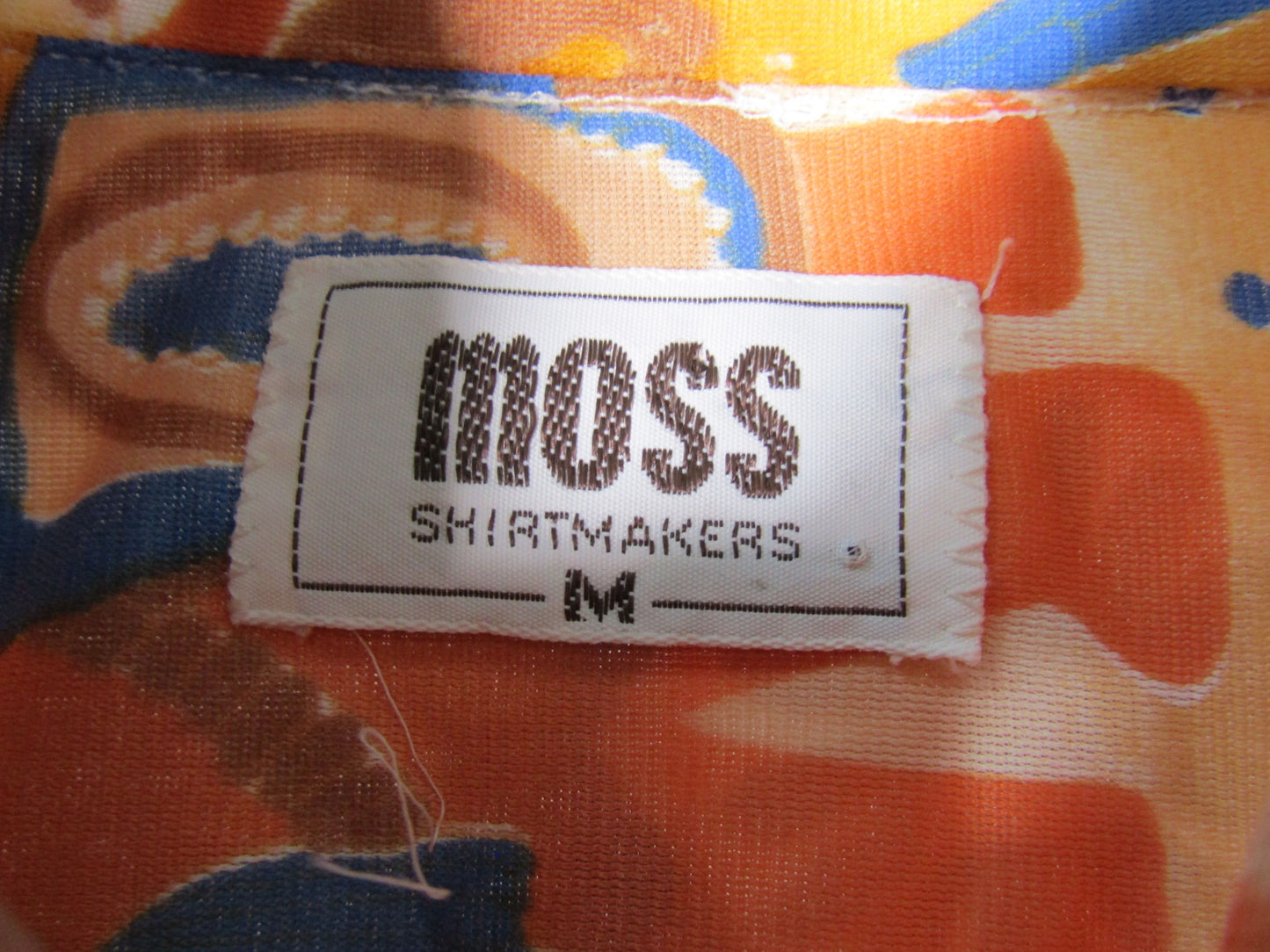 Moss Shirtmakers Women's Multi-Color Circus Print Shirt Size M
