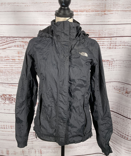 The North Face Nylon Hyvent Vented Hooded Jacket Black S