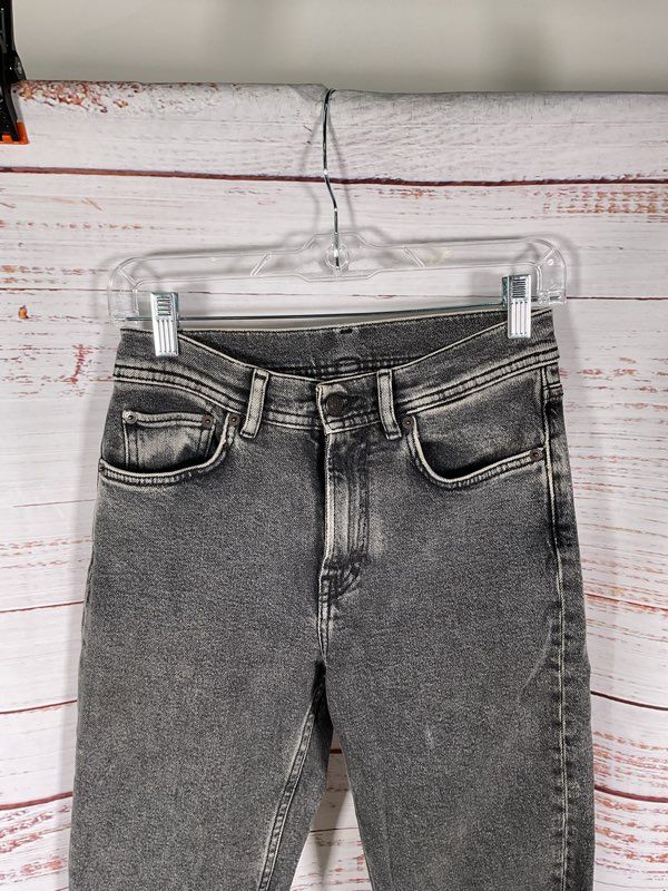 Acne Studios Women's Black Wash Jeans Size 26x26 Straight