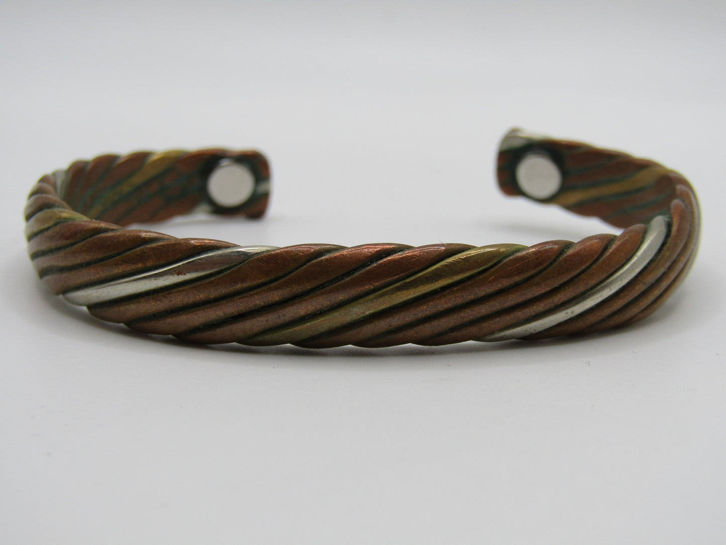 Set of 3 Sergio Lub Bronze / Copper Cuff Bracelet