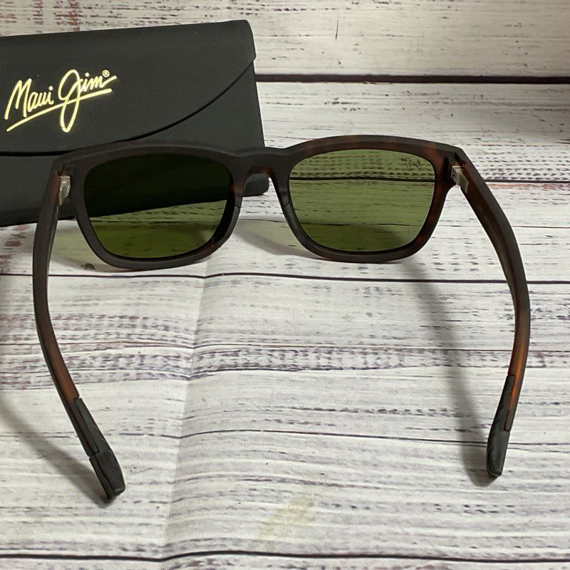 NWOT MAUI JIM MJ617-10A Men's Brown Sunglasses with Case- 54[ ]20 140