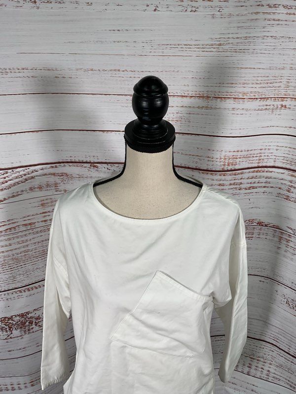 Gravel & Gold California Women's White Long Sleeve Top Size 1 / S