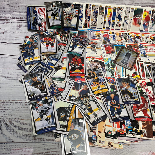 Mixed Brand NHL Hockey Trading Card Lot 150+