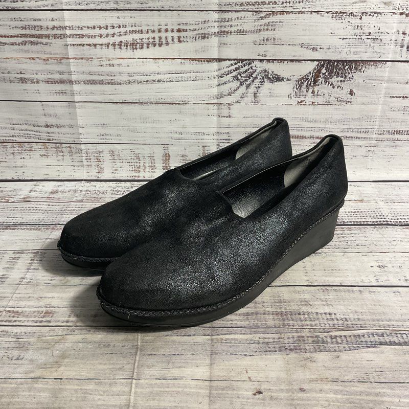 Robert Clergerie Naloh Black Stretch Loafer Casual Shoe Women's Size 13