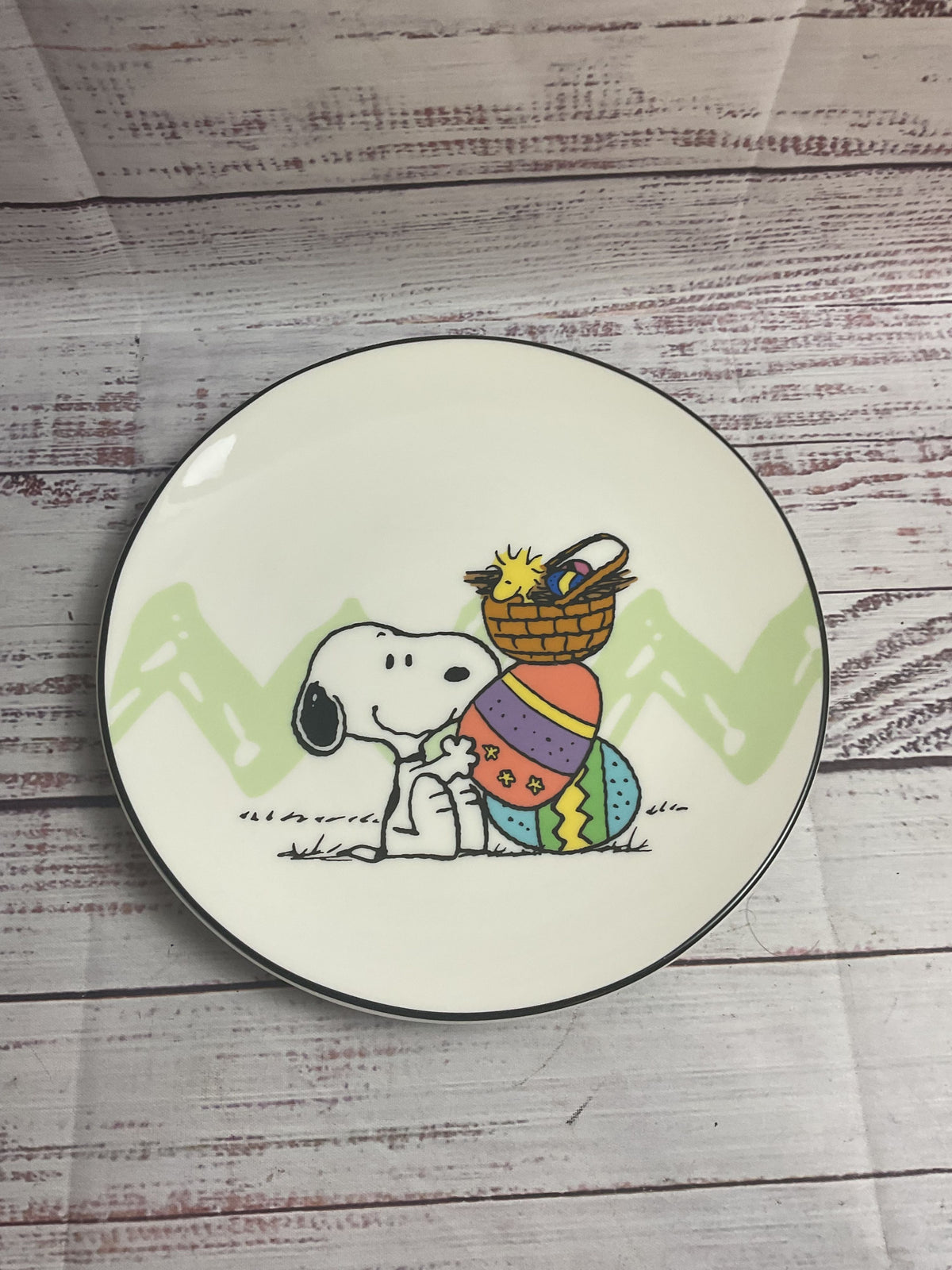 Lenox Snoopy Peanuts Easter Plates Box Set Of 4