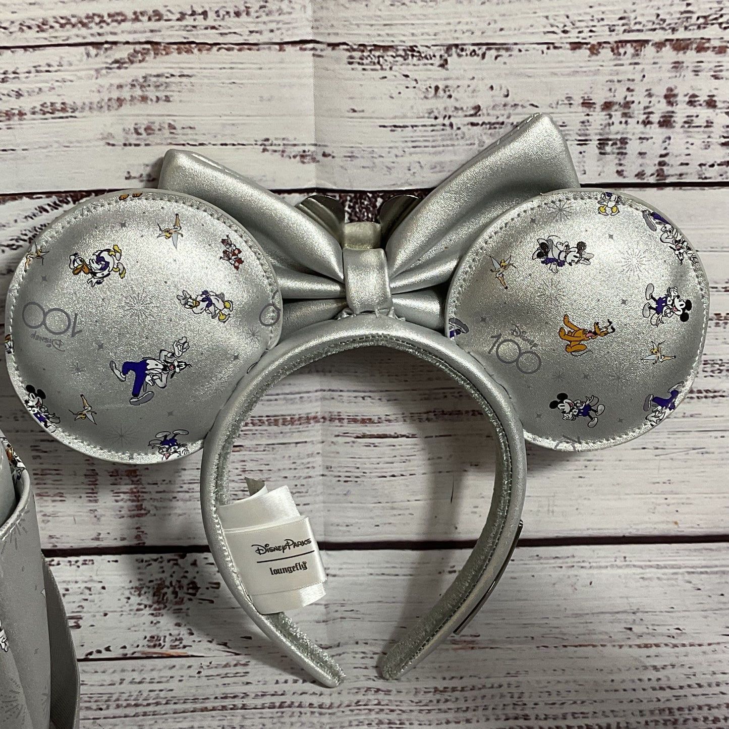 LOUNGEFLY 100th Anniversary Mickie & Friends Backpack & Mouse Ears