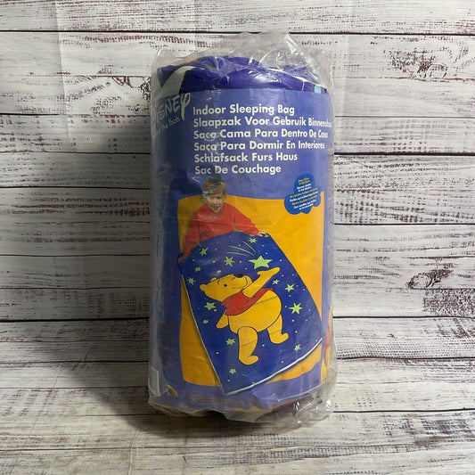 Vintage Disney Winnie The Pooh Indoor Sleeping Bag SEALED