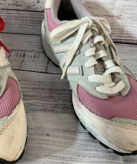 Women's New Balance X Figs Pink W/red Sneakers Size 8.5
