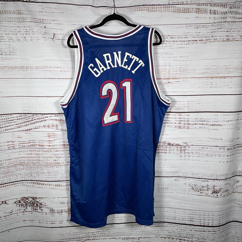 NWT MITCHELL & NESS Hardwood Classics GARNET #21 Jersey- SZ 56