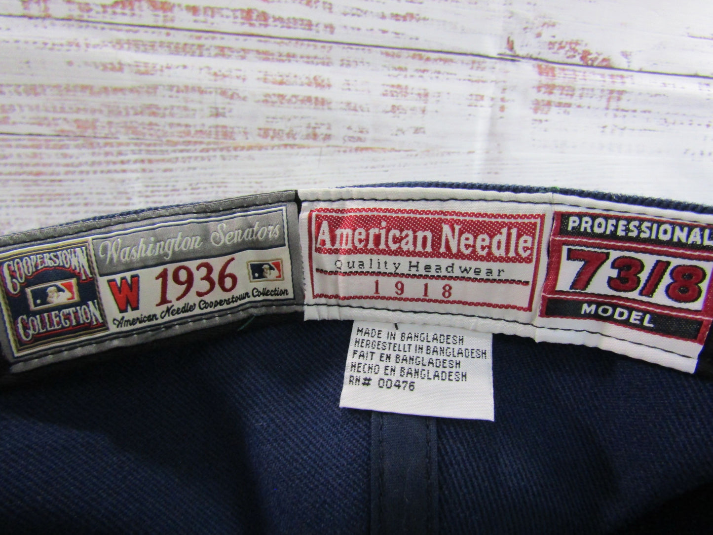 American Needle Cooperstown Collection 1936 Washington Senators Baseball Cap