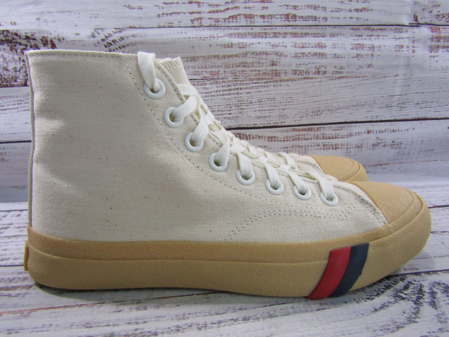 Pro-Keds Royal Hi Crepe Greige Men's Canvas Sneakers Size 7