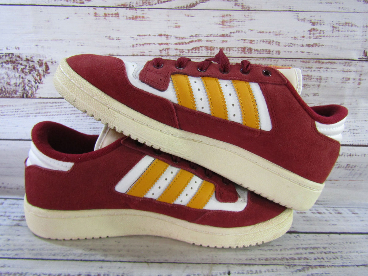 Adidas Centennial 85 Low Men's Collegiate Burgundy Gold Sneakers Size 7 HQ7047