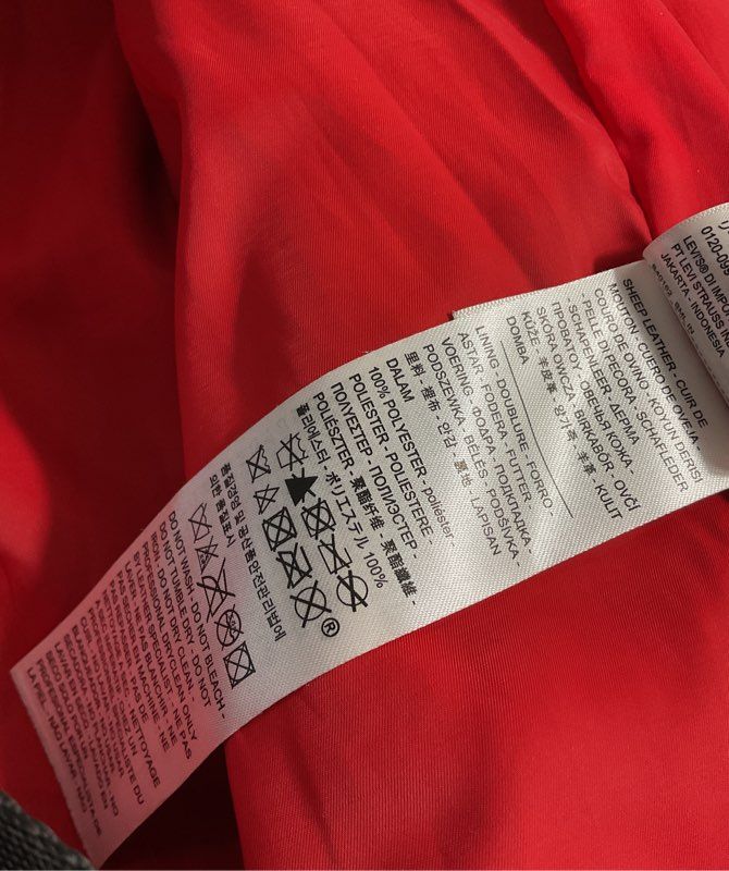 Women's Levi's MOTO Black Faux Leather Biker Jacket Size XS