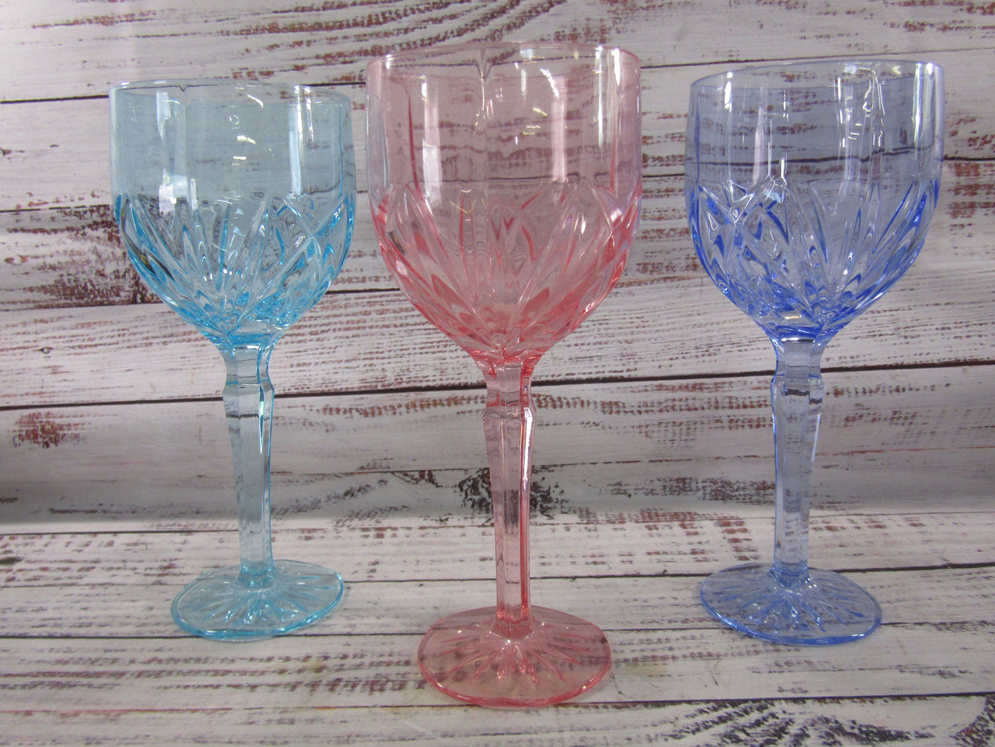 Waterford Brookside Pastel Water Goblet Set of 3