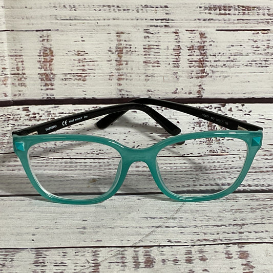 VALENTINO V2677 442 Two Tone Blue/Black Eyeglasses- 52[ ]17 135 (FRAMES ONLY)