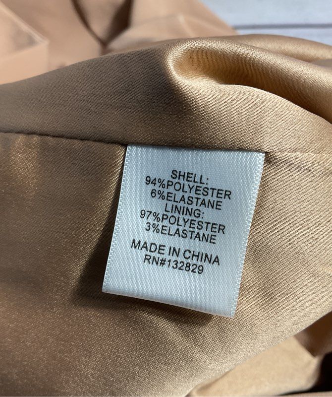 Camila Coelho Women's Blazer Jacket Polyester Brown Size S