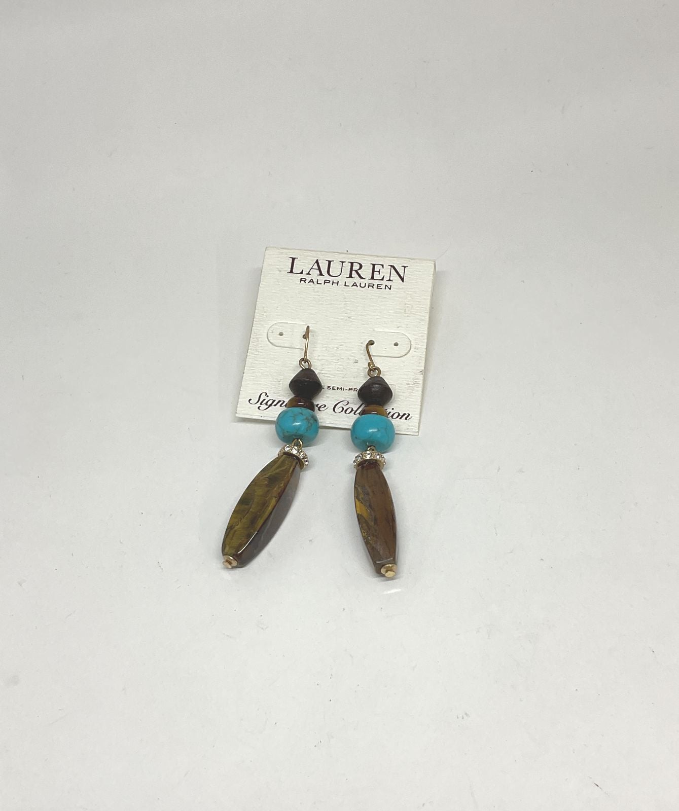 Lauren Ralph Lauren Signature Collection Semi Precious Drop Earrings