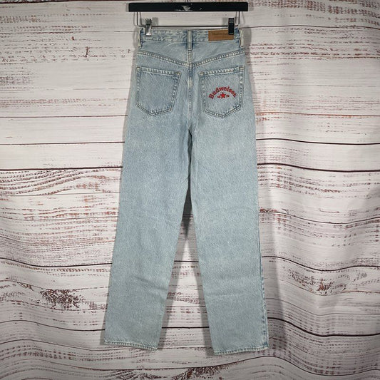 Pacsun X Budweiser Embroidered Distressed Retro 90s Boyfriend Jeans - Size 24