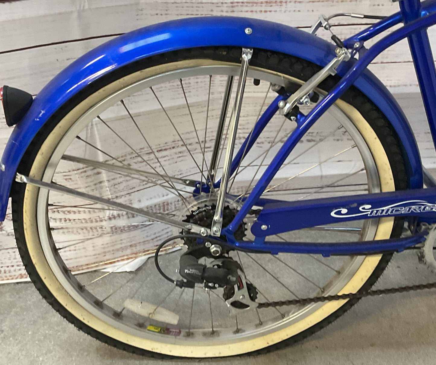 Micargi Pantera 26 Inch Women's Beach Cruiser Bike Blue