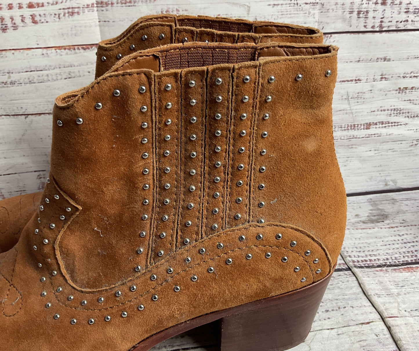 Dolce Vita Dexter Suede Booties Brown 11