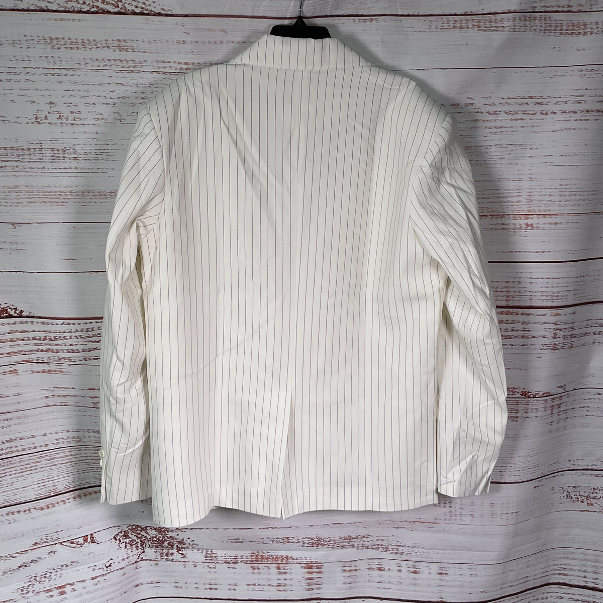 Salt Murphy White Pin Stripe Oversized Large Blazer Jacket - Size 38 New