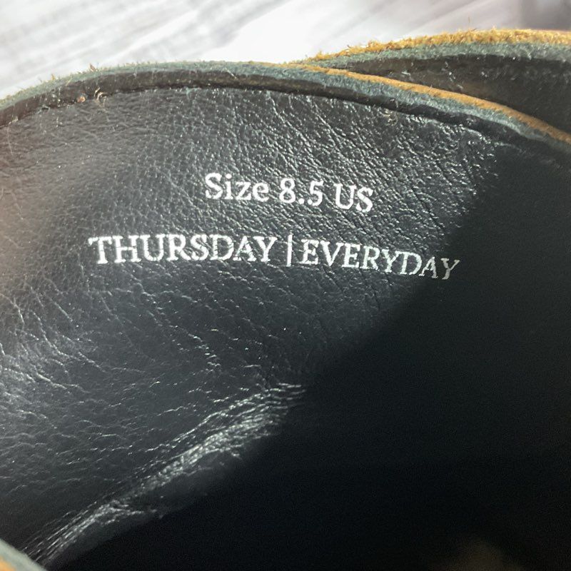 THURSDAY Boot Co. The Captain Men's Brown Leather Boots- SZ 8.5