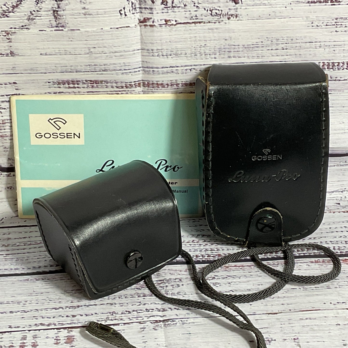 GOSSEN Luna Pro Light Meter with Lunasix 3 Tele Viewfinder Attachment w/Manual