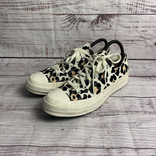 Converse Chuck 70 Low Ox Flocked Leopard Print Size 7.5 M/9.5 W US