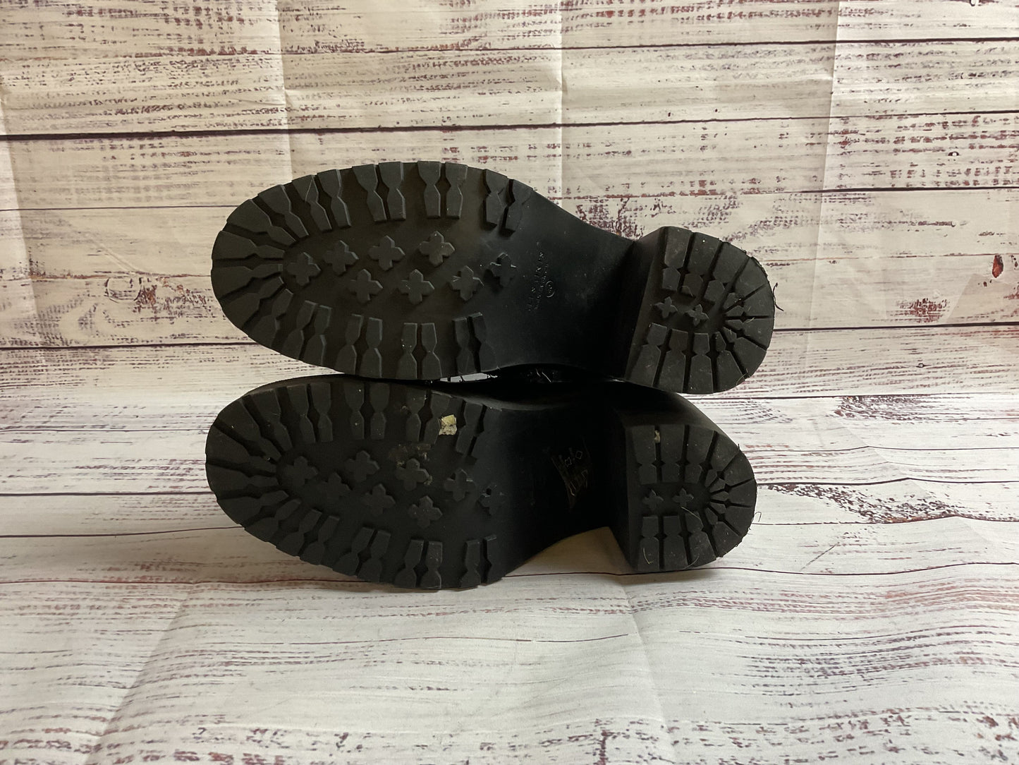All Saints Black High Heel Lace Up Boot Size 40