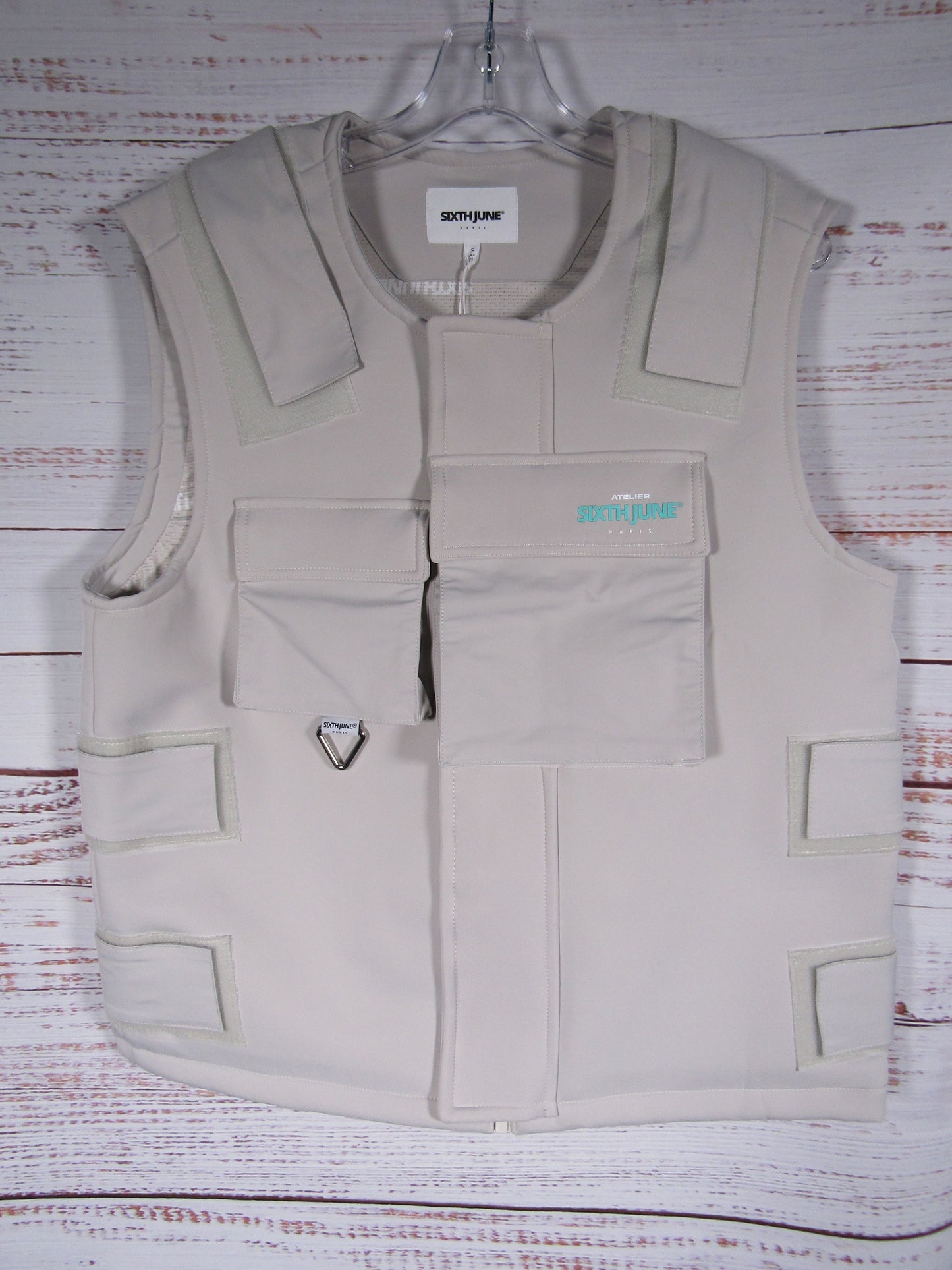 Sixth June Atelier Ruler's Club Men's Gray Tactical Vest Size S