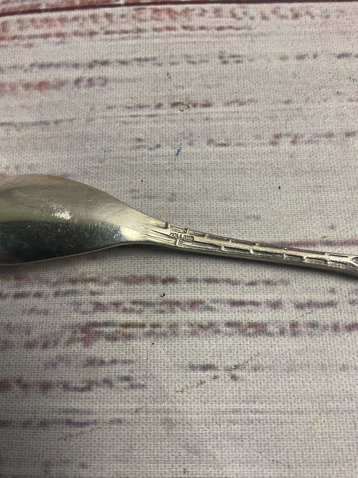 Pair Of Silver Plated Rose And Seahorse Sugar Spoons Spain and Holland