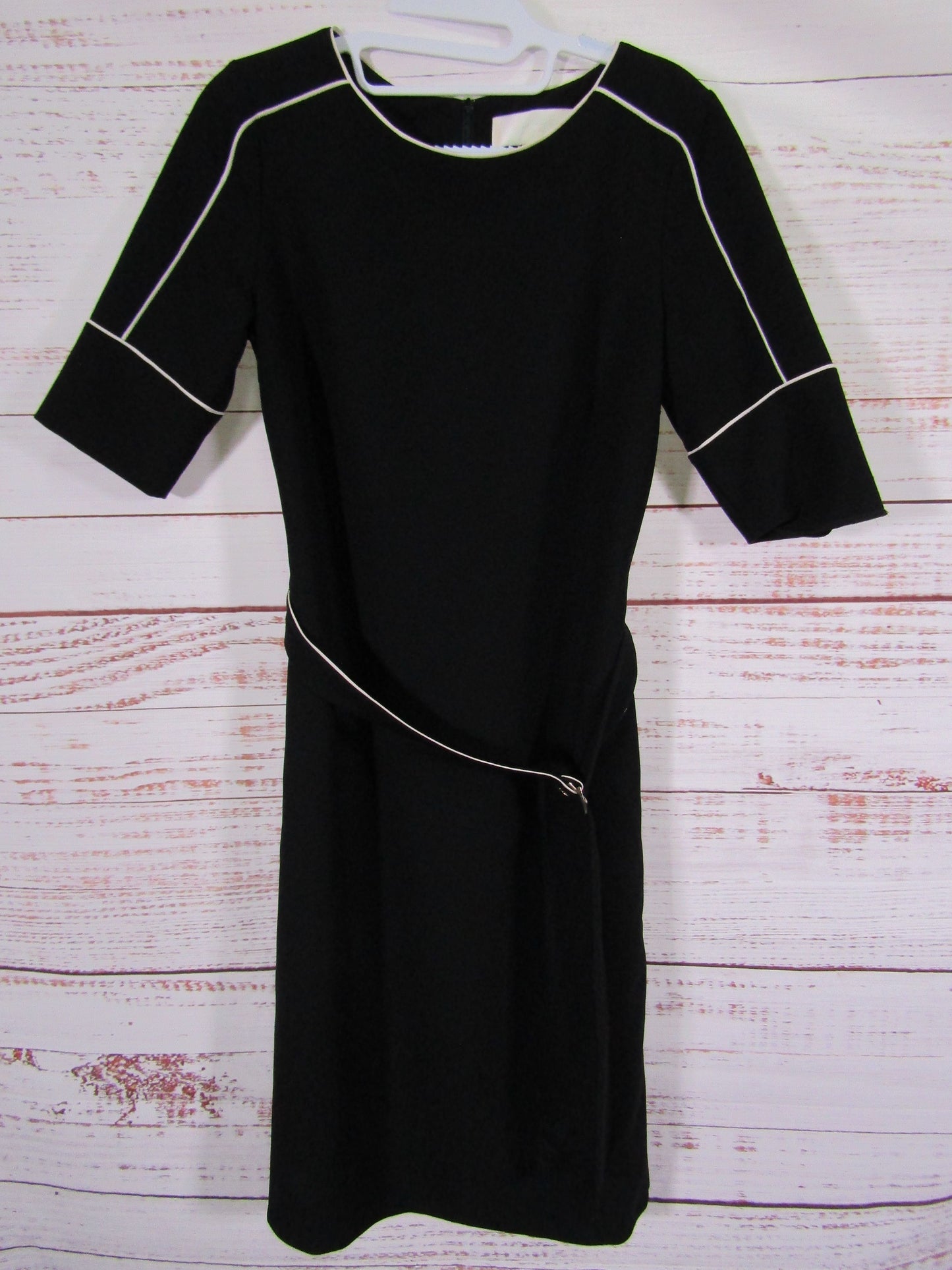 Hugo Boss Women's Black 3/4 Sleeve Dress With Blazer Jacket Suit Size 6