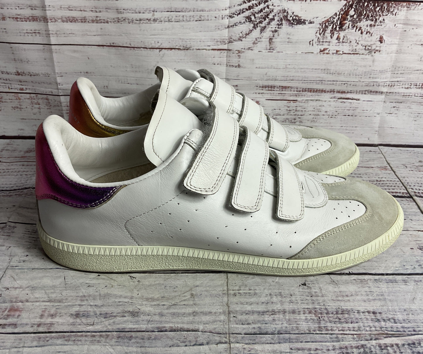 Isabel Marant Leather Beth Sneaker Multicolor 41