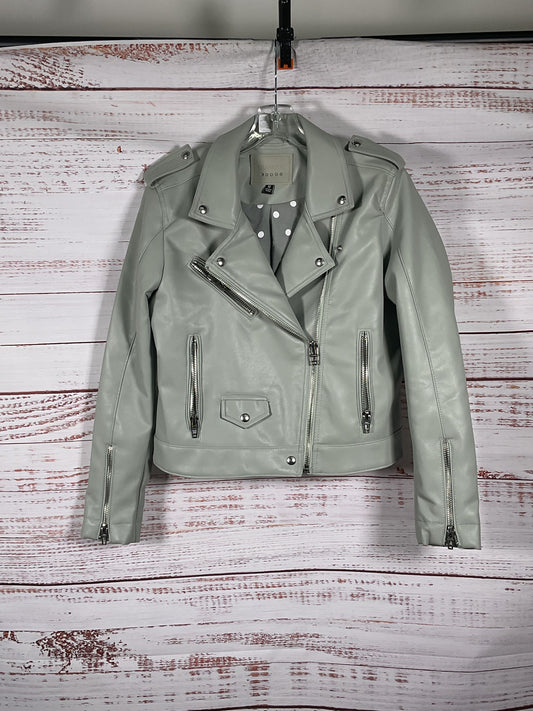 BlankNYC Gray Moto Biker Jacket - Size M